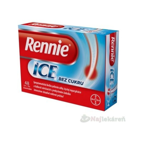 Bayer Rennie Ice bez cukru 48 ks