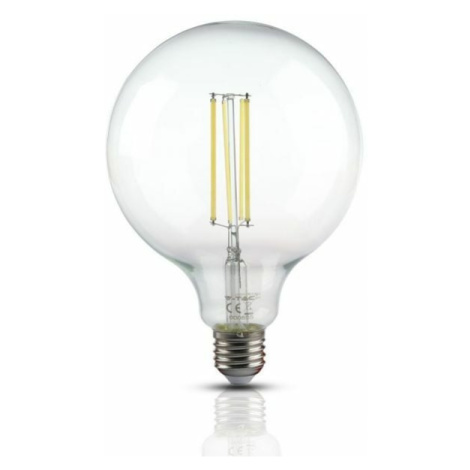 Žiarovka LED Filament E27 12W, 3000K, 1521lm, G125 VT-2143 (V-TAC)