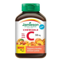 JAMIESON Vitamín C 500 mg broskyňa 100 + 20 tabliet ZADARMO