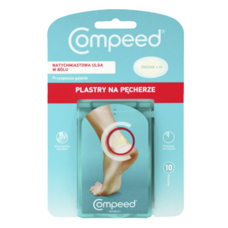 COMPEED Náplasť na pľuzgiere stredná 10 ks