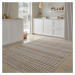 Béžový umývateľný koberec zo ženilky 80x160 cm Elton – Flair Rugs
