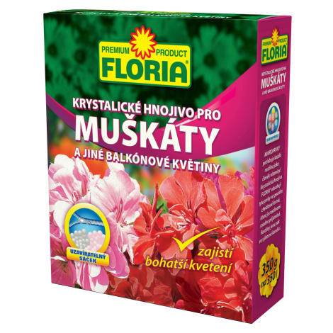 Floria Kryštalické hnojivo pre muškáty 350 g