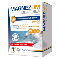 DA VINCI ACADEMIA Magnezum Dead Sea horčík 80 tabliet