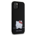 Hello Kitty Liquid Silicone Daydreaming Logo Zadný Kryt pre iPhone 13 Black