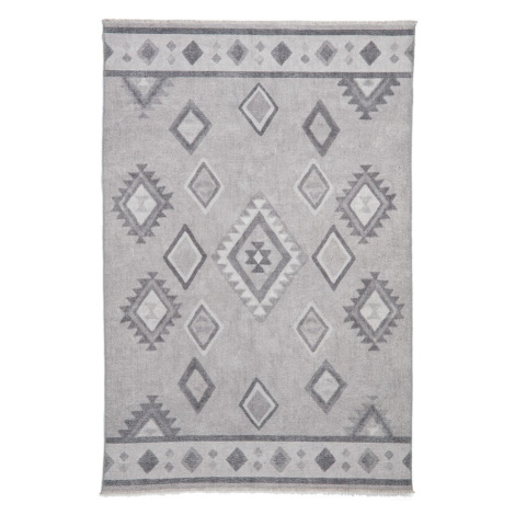 Sivý prateľný behúň s prímesou bavlny 60x170 cm Whisper – Think Rugs