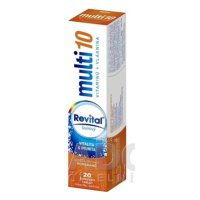 Revital multi 10 vitamínov + vláknina šumivý