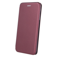 Apple iPhone 14 Pro, Bočné otváracie puzdro a stojan, Forcell Elegance, bordová farba