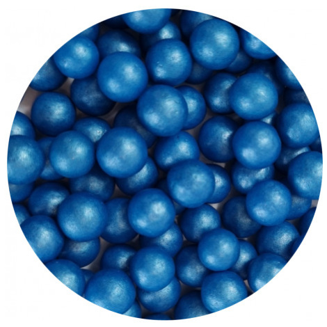 Cukrové korálky modré 60g - Dekor Pol - Dekor Pol