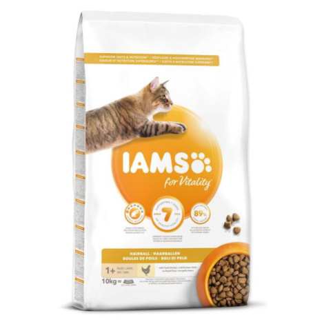 IAMS Cat Adult Hairball Chicken 10kg