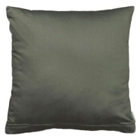 SCANquilt obliečka na vankúš Satén Color sivo-khaki 40 × 40