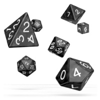 Sada kociek na RPG: Oakie Doakie Dice RPG Set Marble - Black (7 ks)