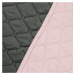 Ružovo-čierna obojstranná prikrývka z mikrovlákna DecoKing Axel, 200 x 220 cm