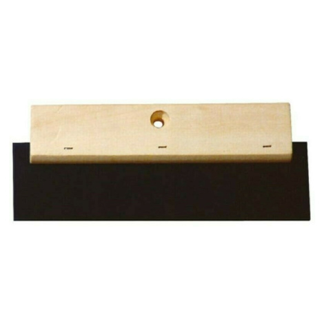 Drevená stierka s tvrdenou gumou 280 mm