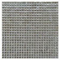 Sklenená mozaika Mosavit Mikros platino 30x30 cm lesk MIKROSPL