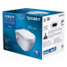 DURAVIT - Starck 3 Závesné WC, sedadlo SoftClose, alpská biela 42000900A1