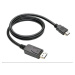 C-TECH DisplayPort/HDMI kábel, 2 m, čierny