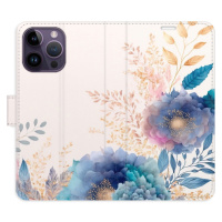 Flipové puzdro iSaprio - Ornamental Flowers 03 - iPhone 14 Pro Max