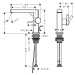 Hansgrohe Tecturis E, páková umývadlová batéria 110 Fine CoolStart EcoSmart+ s odtokovou garnitú