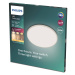 Philips Superslim LED IP44 4 000 K Ø 24,5 cm biela