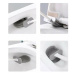 AQUALINE TF010 WC silikonová štětka nástěnná/na postavenie, biela