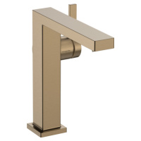 Umývadlová batéria Hansgrohe Tecturis E s clic-clac kartáčovaný bronz 73040140