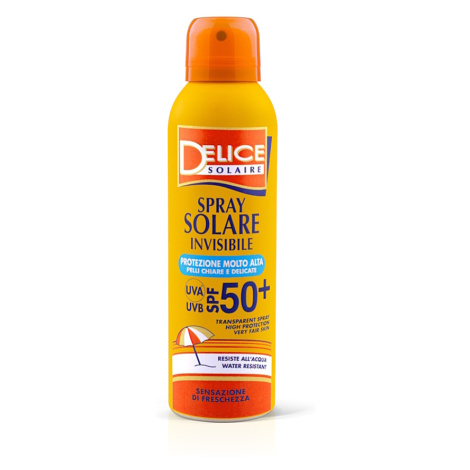 DELICE SOLAIRE Transparentný opaľovací sprej SPF50+ 150 ml