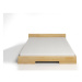 Dvojlôžková posteľ z borovicového dreva Skandica Spectrum, 140 × 200 cm