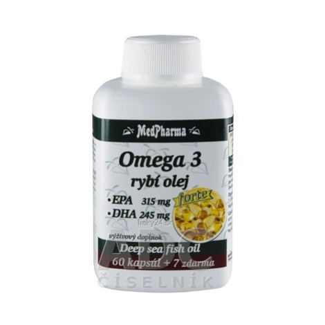 MedPharma OMEGA 3 rybí olej forte - EPA, DHA