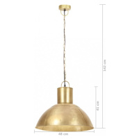 Závesná lampa mosadz Dekorhome 48 cm