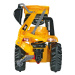 Šlapací traktor CAT s prednou aj zadnou lyžicou Rolly Toys 813001