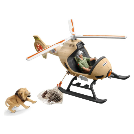 Schleich Záchranný vrtuľník pre zvieratá