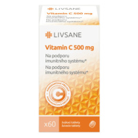 LIVSANE Vitamín C 500 mg 60 žuvacích tabliet