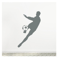 Nálepka na stenu v podobe futbalistu