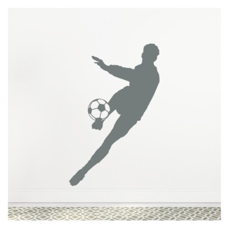 Nálepka na stenu v podobe futbalistu