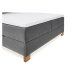 Sivá boxspring posteľ s úložným priestorom 160x200 cm Messina – Meise Möbel