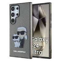 Kryt Karl Lagerfeld KLHCS24LHNKCTGK S24 Ultra S928 black hardcase Glitter Karl&Choupette (KLHCS2