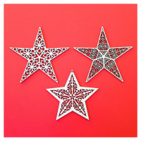 Vianočné hviezdy - Set (3 ks)