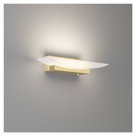 Nástenné LED svetlo Bowl TW CCT šírka 30 cm mosadz