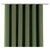 Dekoria Zaves s riasením WAVE, zelená štruktúra, Blackout 300 cm, 269-15