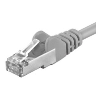 Premiumcord Patch kábel CAT 6a S-FTP RJ45-RJ45 LSOH AWG 26/7 5m sivý