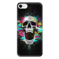 Odolné silikónové puzdro iSaprio - Skull in Colors - iPhone SE 2020