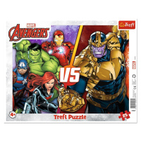Trefl Puzzle Rámčekové 25 - Neporaziteľný tím Avengerov / Disney Marvel The Avengers
