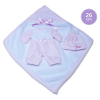 Llorens M26-310 oblečenie pre bábiku NEW BORN veľkosti 26 cm