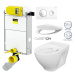 VIEGA Presvista modul PURE pre WC vrátane tlačidla Style 20 bielej + WC CERSANIT CLEANON MODUO +