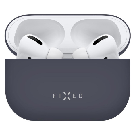Puzdro Silky Airpods Pro, modré FIXED