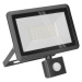 Reflektor LED so senzorom BULLED S 50W, 4000K, 4000lm, IP65, čierny (ORNO)