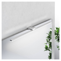 LED zrkadlové svetlo Triga IP44, chróm, 60 cm, 3 000 K