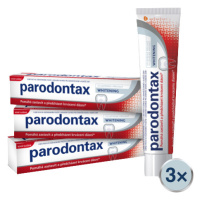 PARODONTAX Zubná pasta s bieliacim účinkom Whitening Tripack 3 x 75 ml