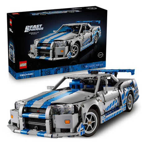 Modré stavebnice lego