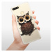 Silikónové puzdro iSaprio - Owl And Coffee - Huawei Honor 7A